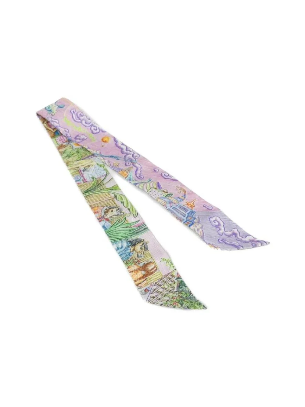 Hermes City Of Light Twilly Scarf